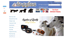 Desktop Screenshot of 4doggies.co.uk